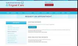 
							         Request an Appointment - South Strand Internists & Urgent Care								  
							    