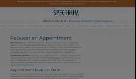 
							         Request an Appointment | Spectrum Orthopaedics | North Canton, OH								  
							    