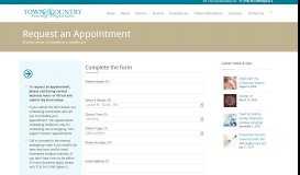 
							         Request an Appointment - Town And Country – Family Physicians								  
							    