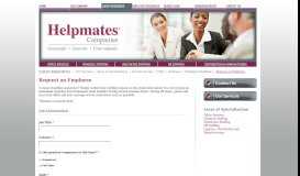 
							         Request an Employee - Helpmates Staffing Services								  
							    