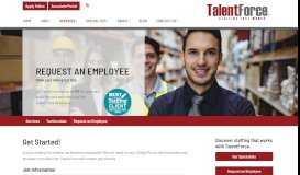 
							         Request an Employee - TalentForce								  
							    