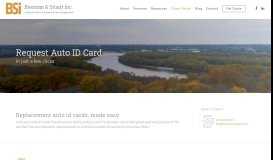 
							         Request Auto ID Card - Brennan & Stuart Inc | La Salle, IL Insurance ...								  
							    
