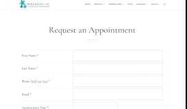 
							         Request for Appointment | Walk In Gyn Care								  
							    