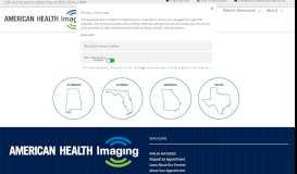 
							         Request Medical Records - American Health Imaging								  
							    