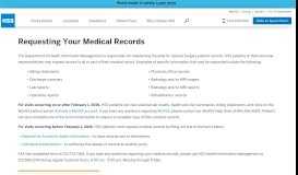 
							         Request Medical Records - Hospital for Special Surgery								  
							    