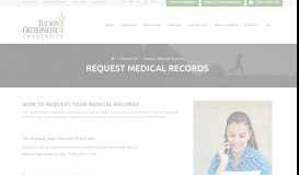 
							         Request Medical Records - Tucson Orthopaedic Institute								  
							    