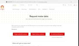 
							         Request meter data - Origin Energy								  
							    