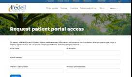 
							         Request patient portal access | Iredell Health System - Statesville, NC								  
							    