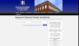 
							         Request Patient Portal Invitation - Gastroenterology & Hepatology of ...								  
							    