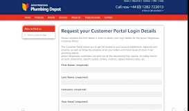 
							         Request your Customer Portal Login Details - James Hargreaves ...								  
							    