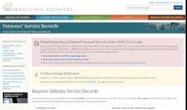 
							         Request Your Military Service Records | National Archives								  
							    