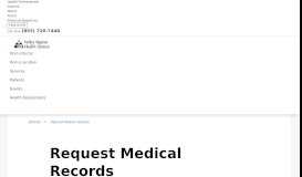 
							         Request Your Patient Medical Records from Valley Baptist								  
							    