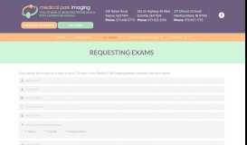 
							         Requesting Exams | Medical Park Imaging								  
							    