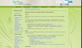 
							         Required Basic Training - Training | APD Training Portal								  
							    