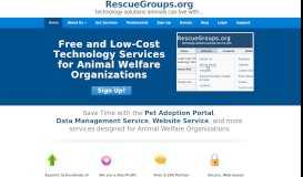 
							         RescueGroups.org | Animal Management Software | Home								  
							    