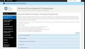 
							         Research Ethics & Integrity Training (Compulsory) - DDP Portal ...								  
							    
