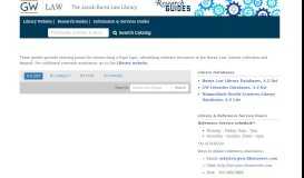 
							         Research Guides Alphabetically - GW Law Library: Library Guides at ...								  
							    