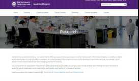 
							         Research - Medicine Program - University of Queensland								  
							    
