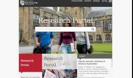 
							         Research Portal - Bangor University								  
							    