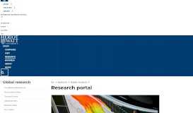 
							         Research portal | Heriot-Watt University								  
							    