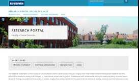 
							         Research Portal – Research Portal Social Sciences - KU Leuven								  
							    