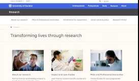 
							         Research : University of Dundee								  
							    