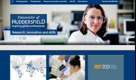 
							         Research - University of Huddersfield								  
							    