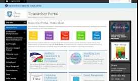 
							         Researcher Portal - Research Services - The University of Sheffield								  
							    