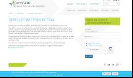 
							         Reseller Partner Portal | Cortona3D								  
							    