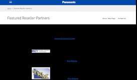 
							         Reseller Partners | Panasonic TOUGHBOOK								  
							    