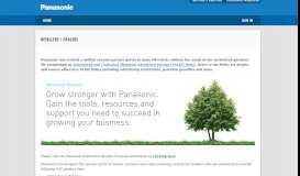 
							         Resellers / Dealers | Panasonic B2B Partner Portal North America								  
							    