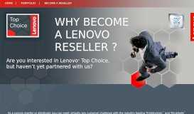 
							         Resellers - Lenovo Top Choice								  
							    