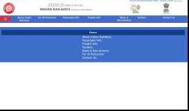 
							         Reservation & Ticketing - Ministry of Railways (Railway Board)								  
							    