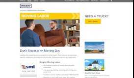 
							         Reserve Moving Labor Services - Penske Truck Rental								  
							    