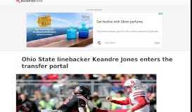 
							         Reserve Ohio Sate linebacker Keandre Jones enters transfer portal								  
							    