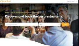 
							         Reserviere online einen Tisch in über 17,000 Restaurants | Quandoo DE								  
							    