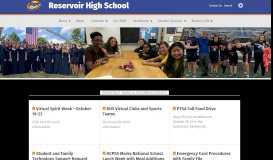 
							         Reservoir High School								  
							    