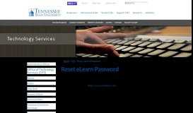 
							         Reset eLearn Password - Tennessee State University								  
							    