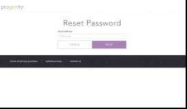 
							         Reset my Password - Progenity Patient Portal								  
							    