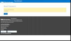 
							         Reset Password - Dell EMC | TechDirect								  
							    