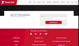 
							         Reset Password |Member Portal | Fitness First Australia								  
							    