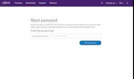 
							         Reset your Citrix account password - Citrix								  
							    