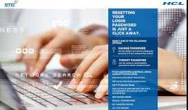 
							         resetting your login password is just a click away. - HCL								  
							    