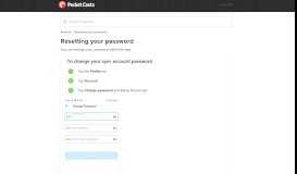 
							         Resetting your password - Pocket Casts Support								  
							    