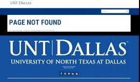 
							         Residence Hall Application | UNT Dallas								  
							    