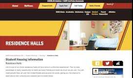 
							         Residence Halls | OUKS - Ottawa University								  
							    