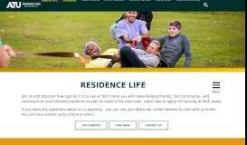 
							         Residence Life | Arkansas Tech University								  
							    