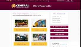 
							         Residence Life | Central Michigan University								  
							    