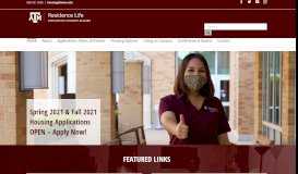 
							         Residence Life | Texas A&M University – Live at the Heart of the Aggie ...								  
							    