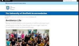 
							         Residence Life - University of Sheffield								  
							    